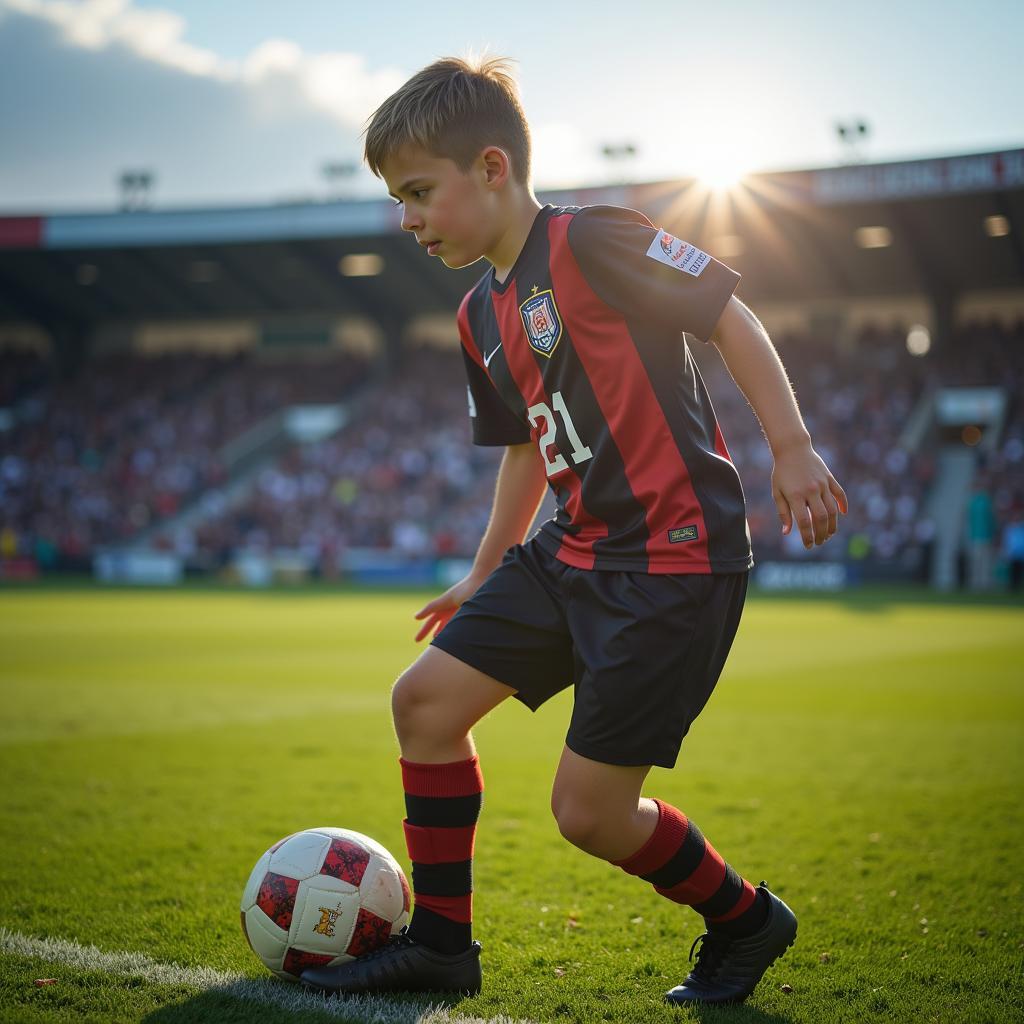 Young Footballer Number 21