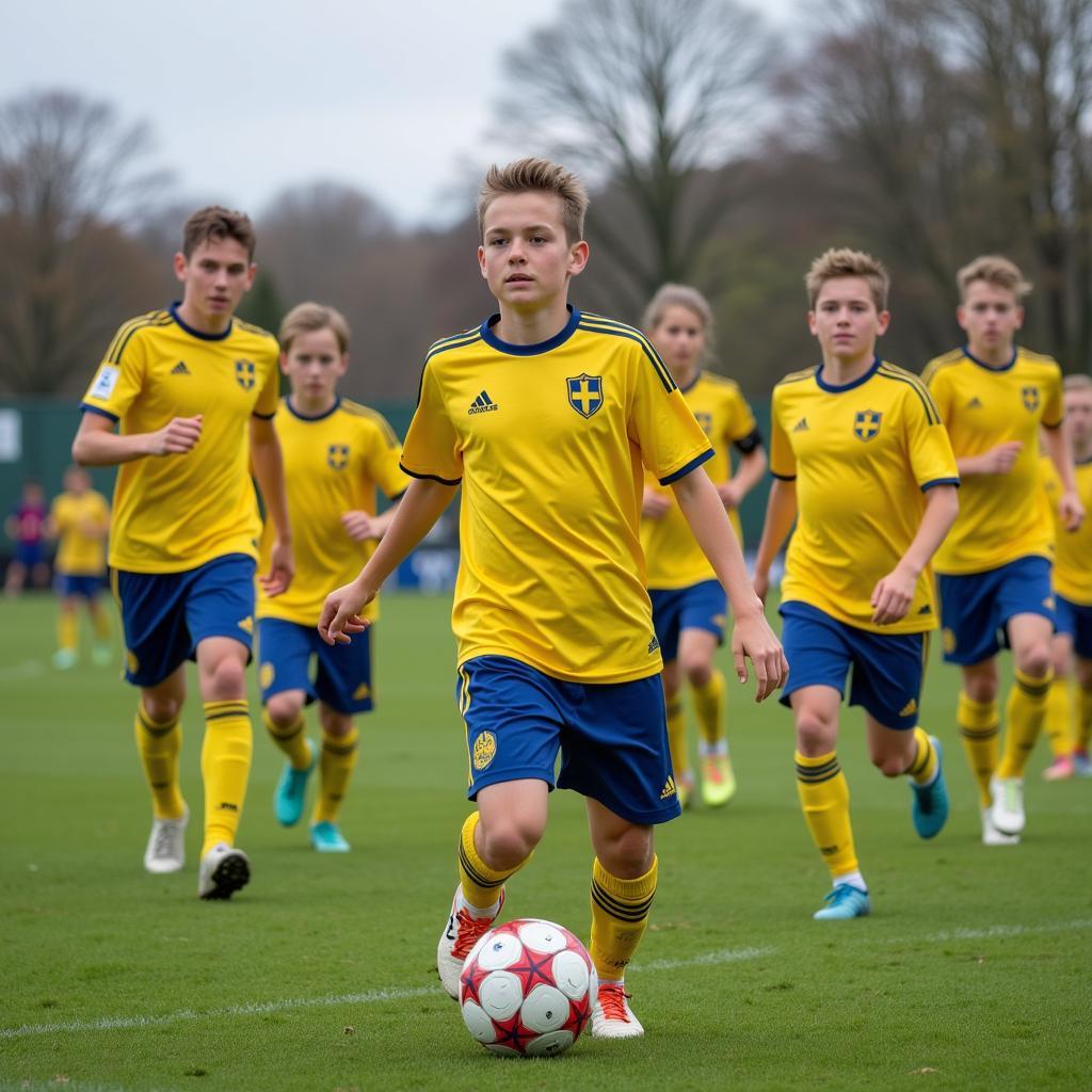 Emerging Young Swedish Football Talents