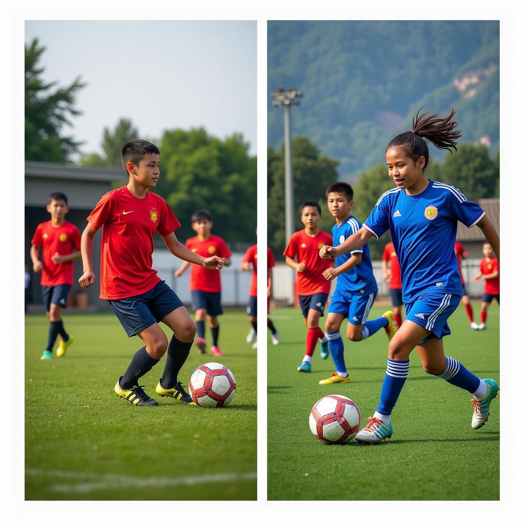 Youth Football Development in Vietnam and Europe