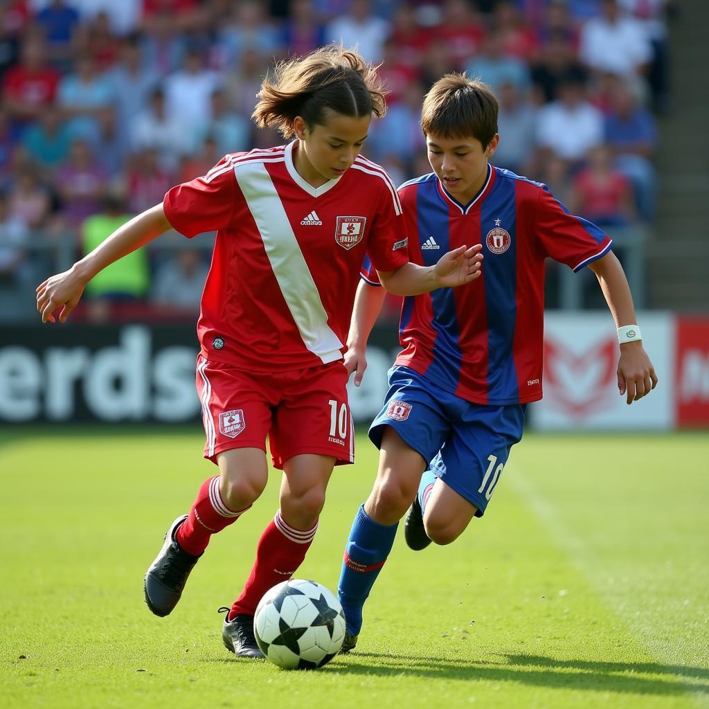 2007 Promising Football Players Showcasing Exceptional Dribbling Skills