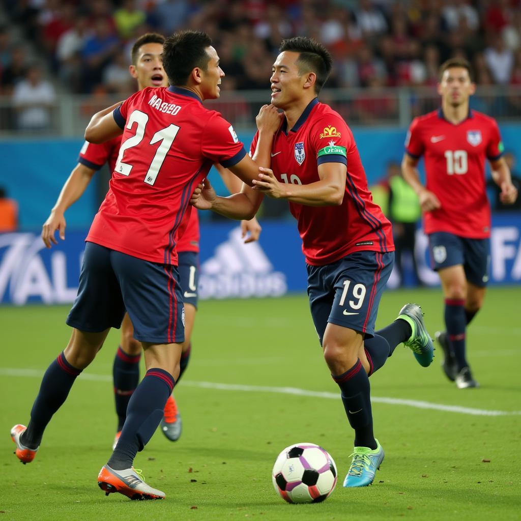 AFF Cup Goal Celebration