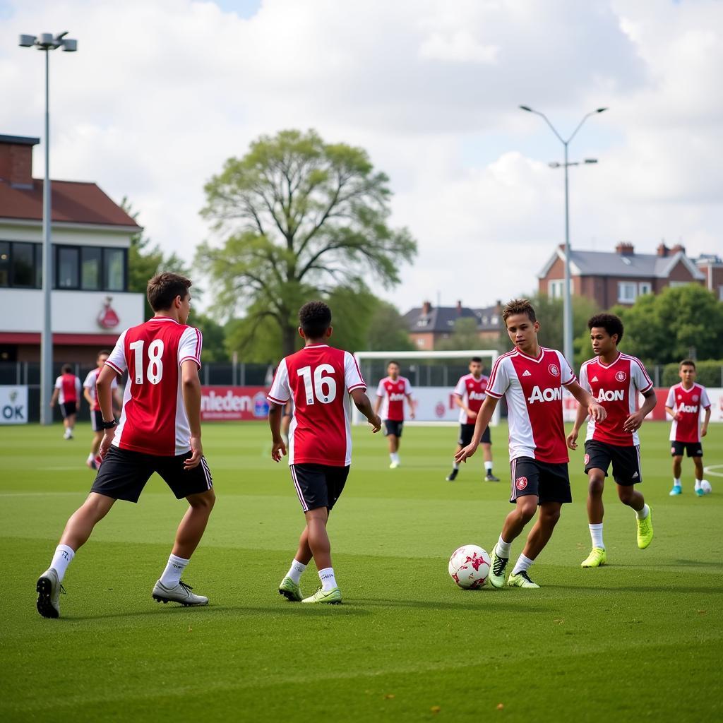 Ajax Youth Academy Training Session