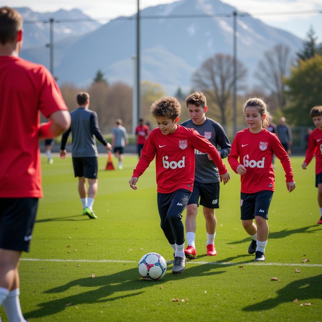 Ajax Youth Academy Training Session