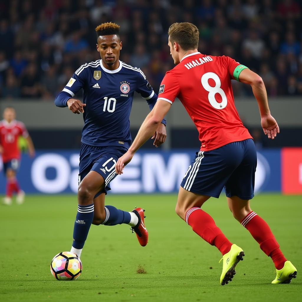 Akanji and Haaland, representing Dortmund's defensive and offensive strengths.