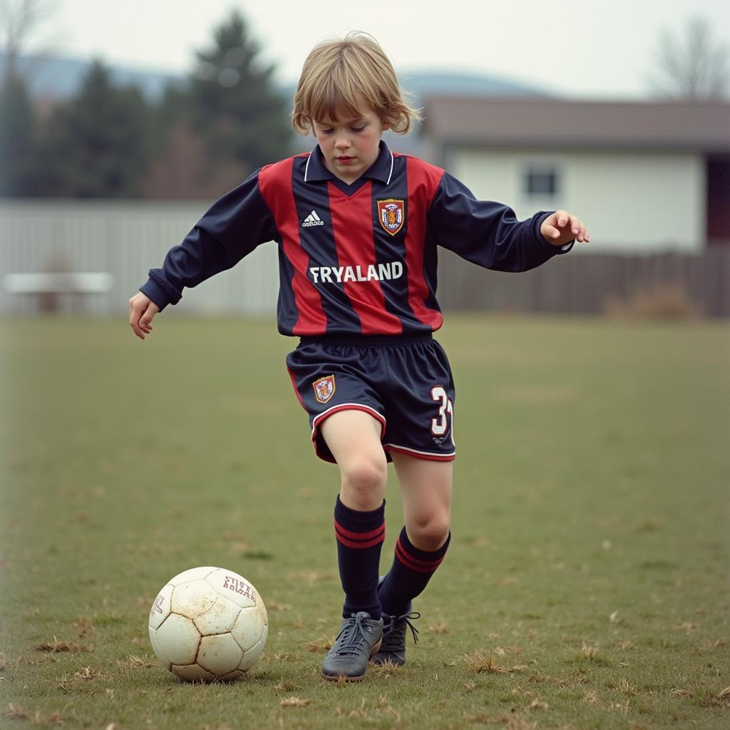 Albert Braut Haaland Childhood Photo