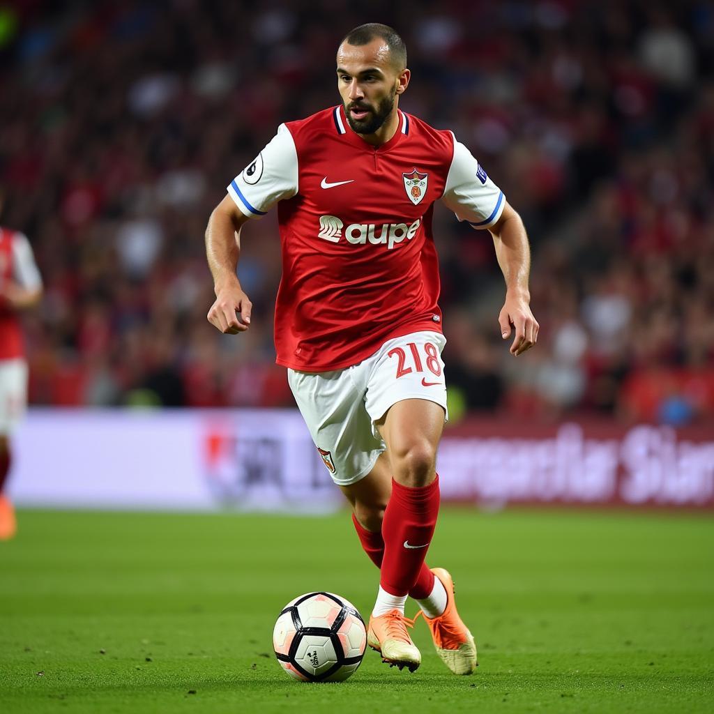 Aleix Vidal playing for Sevilla