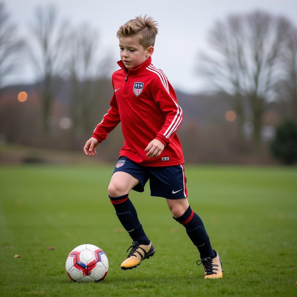 Alfie Haaland Training in Bryne