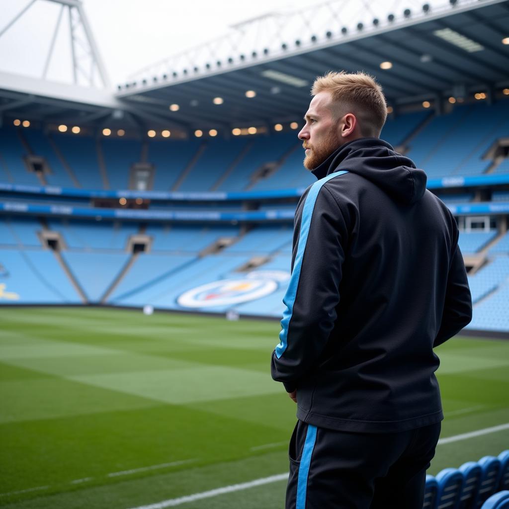 Alfie Haaland contemplating his future at Man City