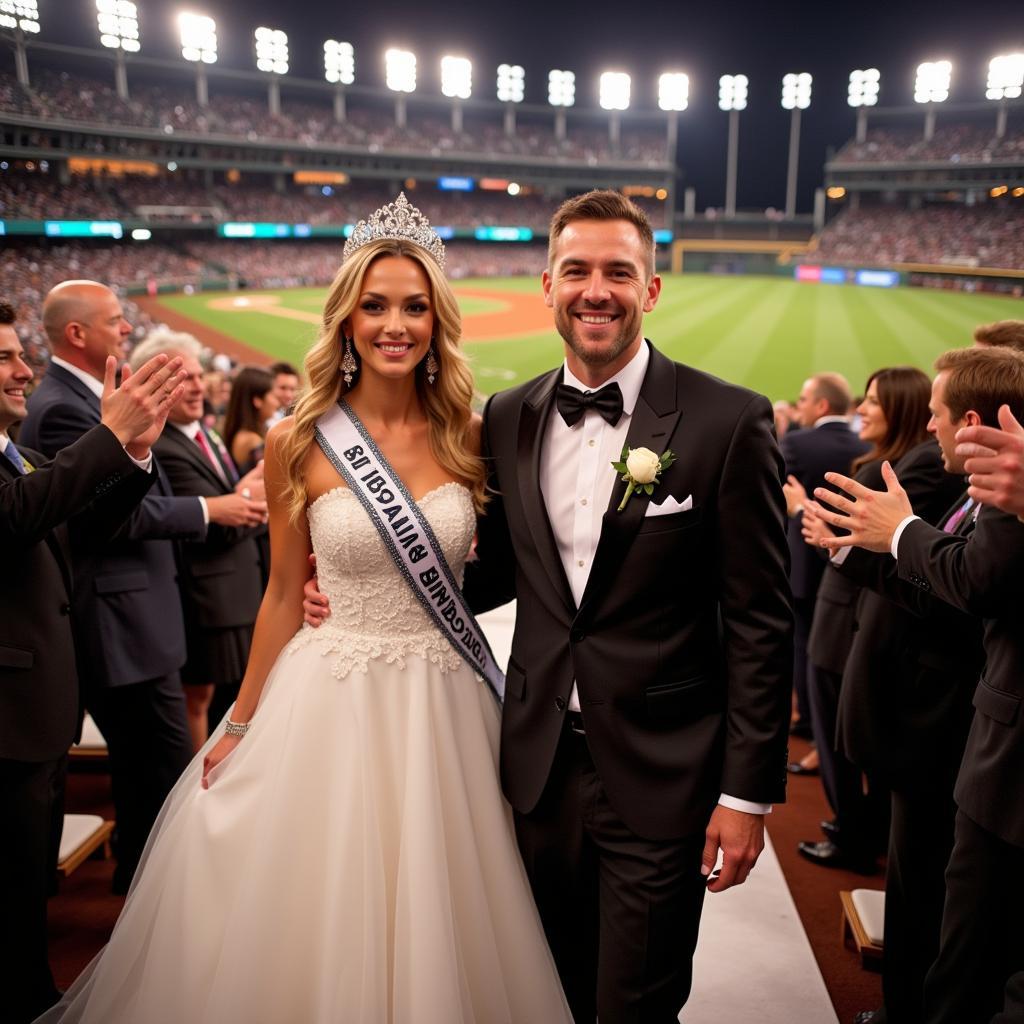 American Baseball Player Marries Beauty Queen