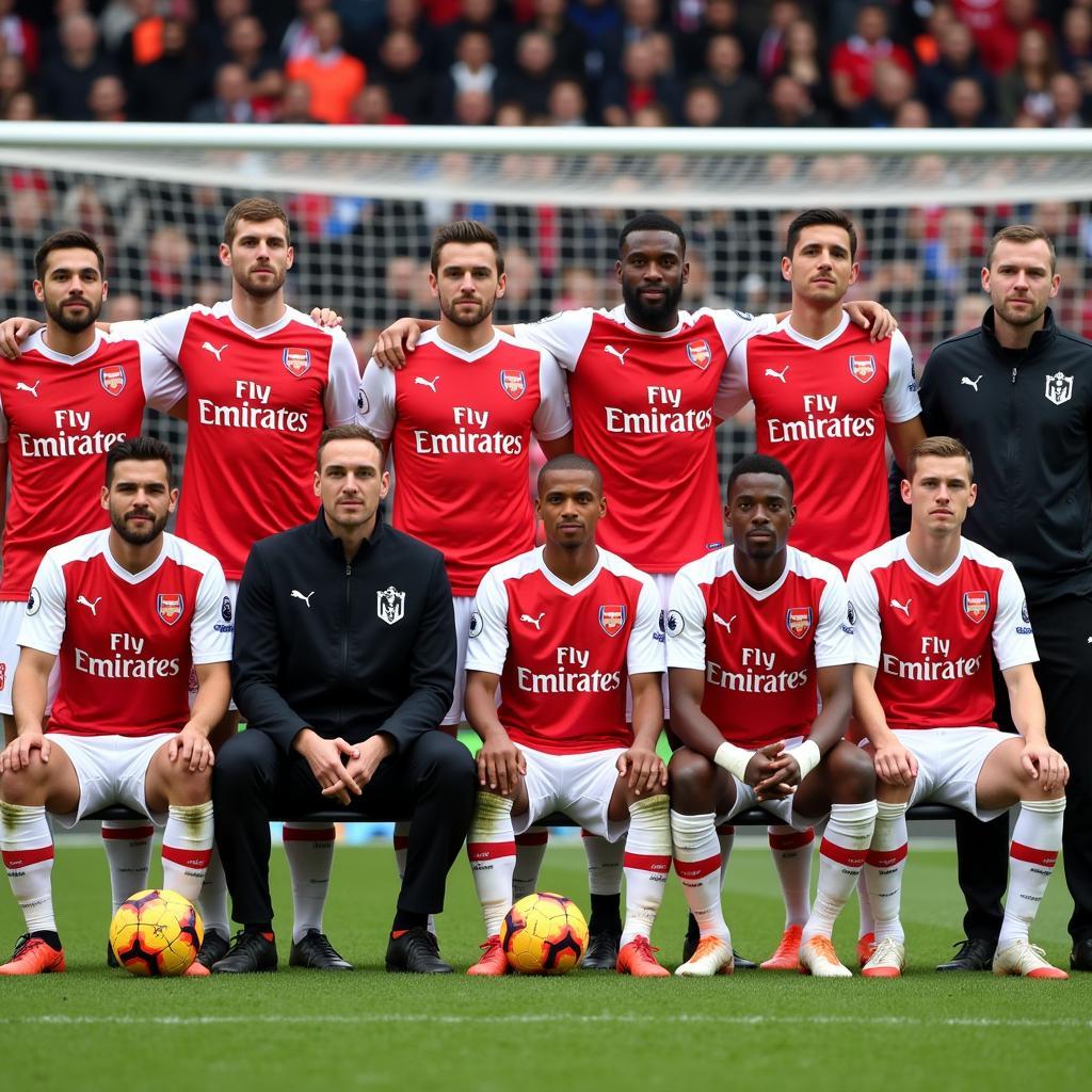 Arsenal Team Photo 2017-2018