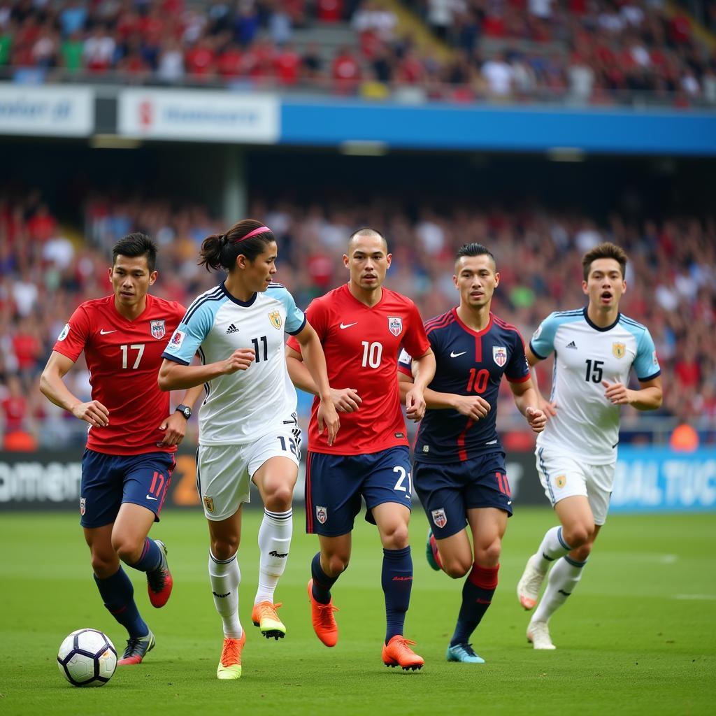 Asian football players rising to prominence on the global stage.