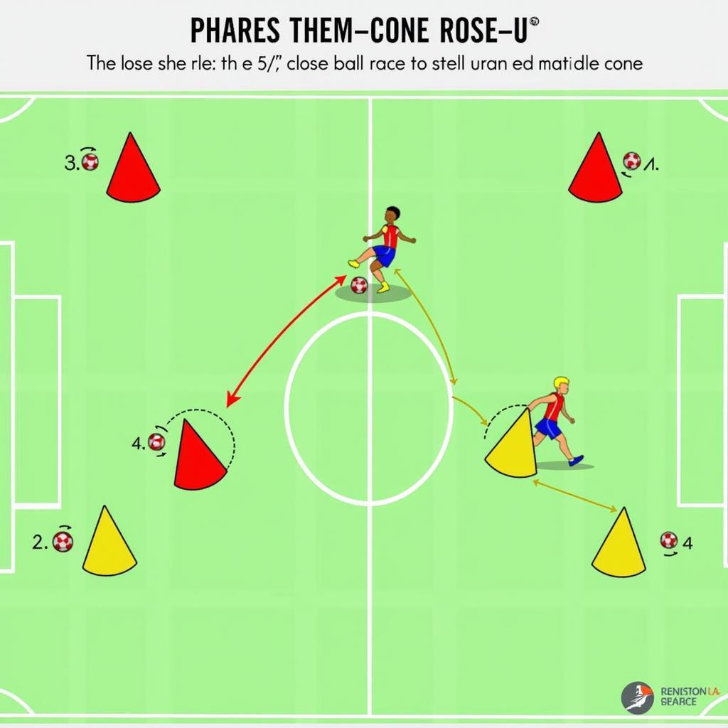 Ball Control Dribbling Exercises for 15-Year-Old Football Players