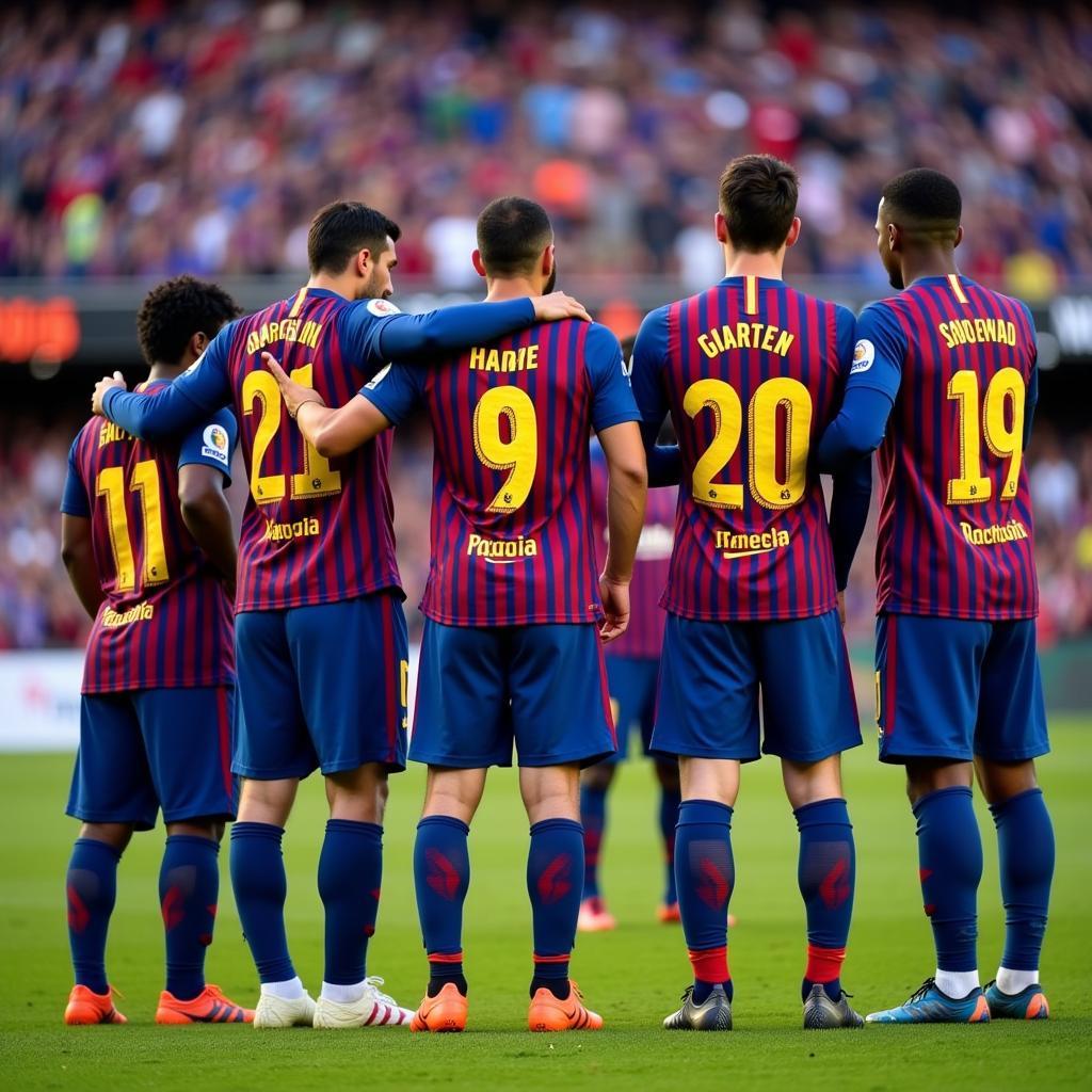 FC Barcelona 2020 Starting Lineup