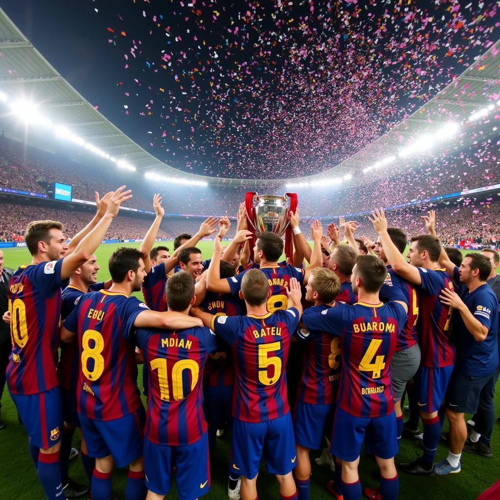 Barcelona 2015 Champions League Final Celebration