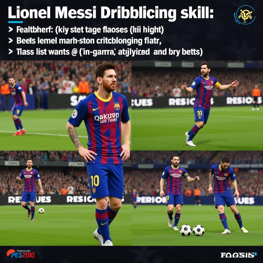 Barcelona Player Stats in PES 2020: Messi Dribbling