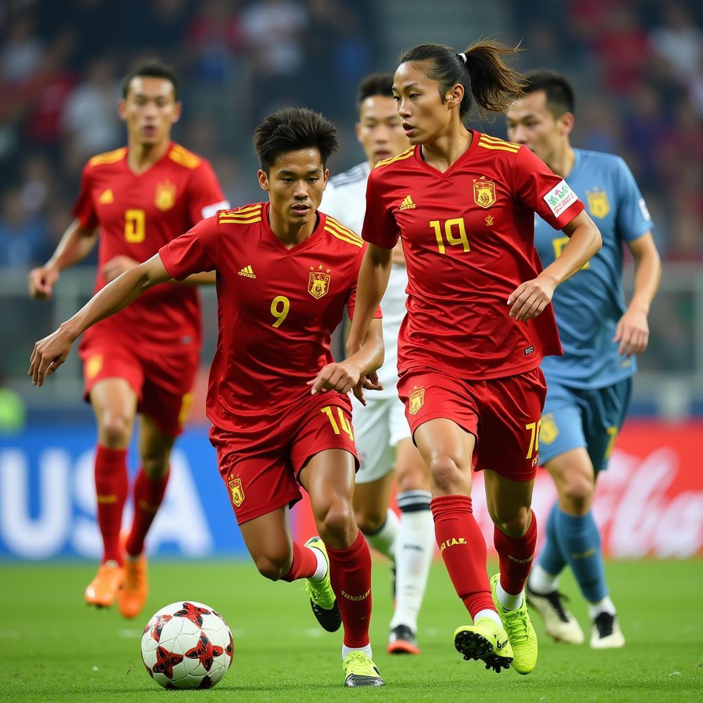 Top Vietnamese Football Stars in Action