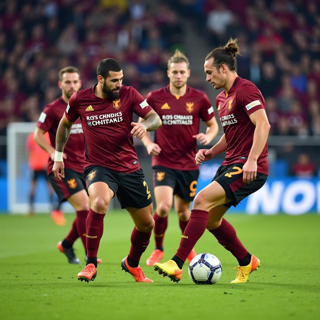 Bordeaux Current Squad in Action