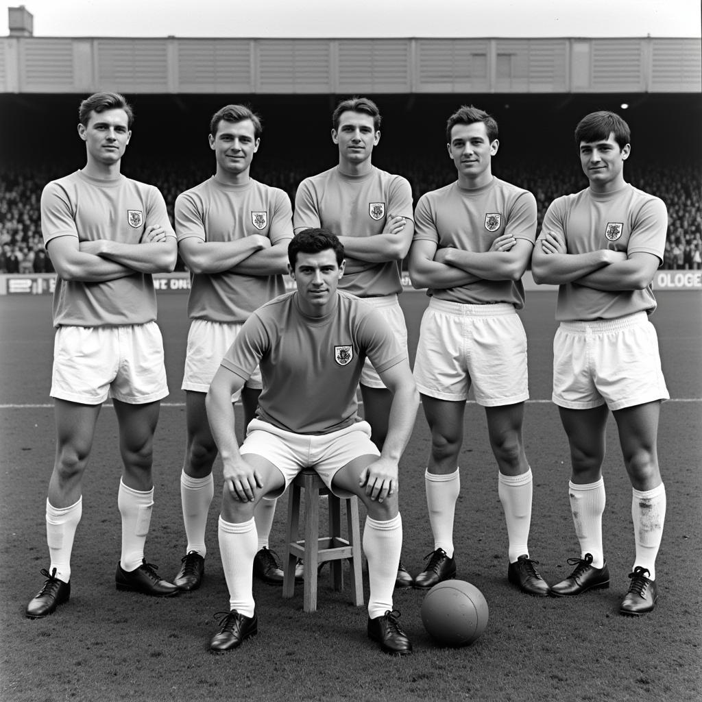 The Busby Babes in 1958: A Historic Photograph