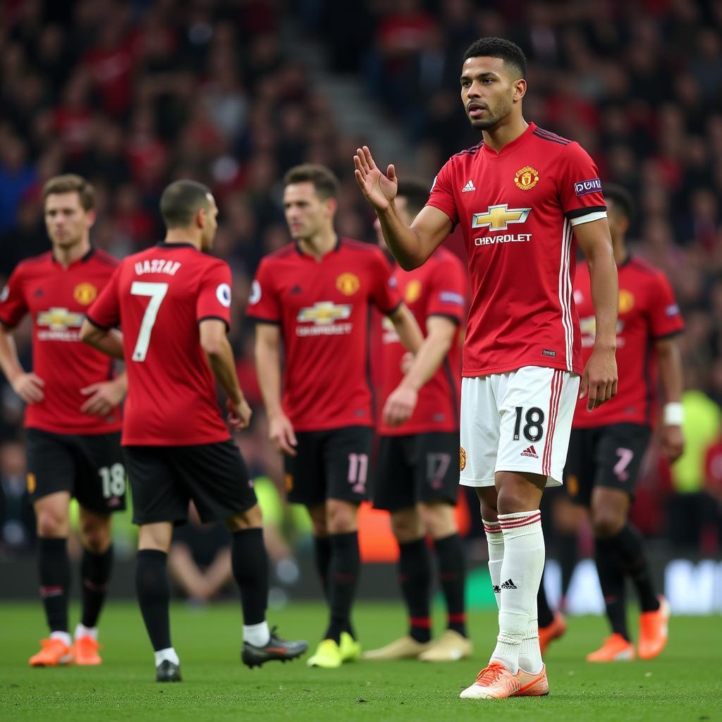 Casemiro Displaying Leadership Qualities at Manchester United