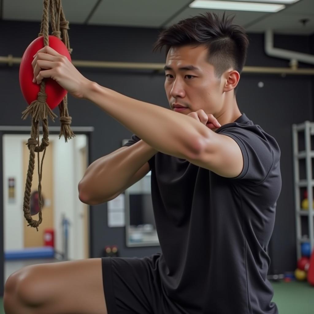 Duy Bao in Training