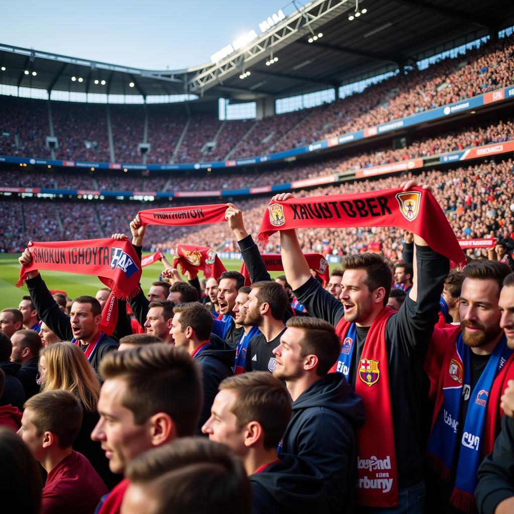 Fans Celebrating the Brilliance of Top Football Players