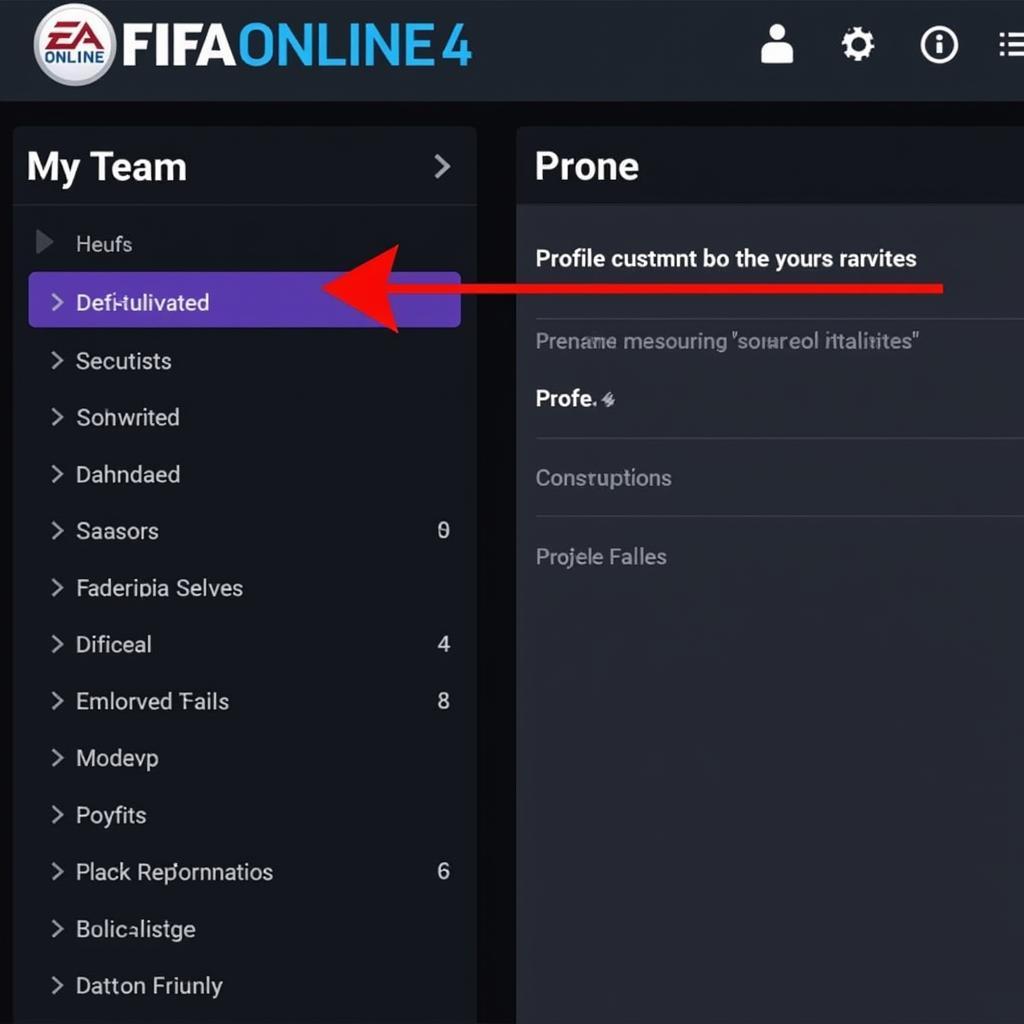 Navigating the Main Menu in FIFA Online 4