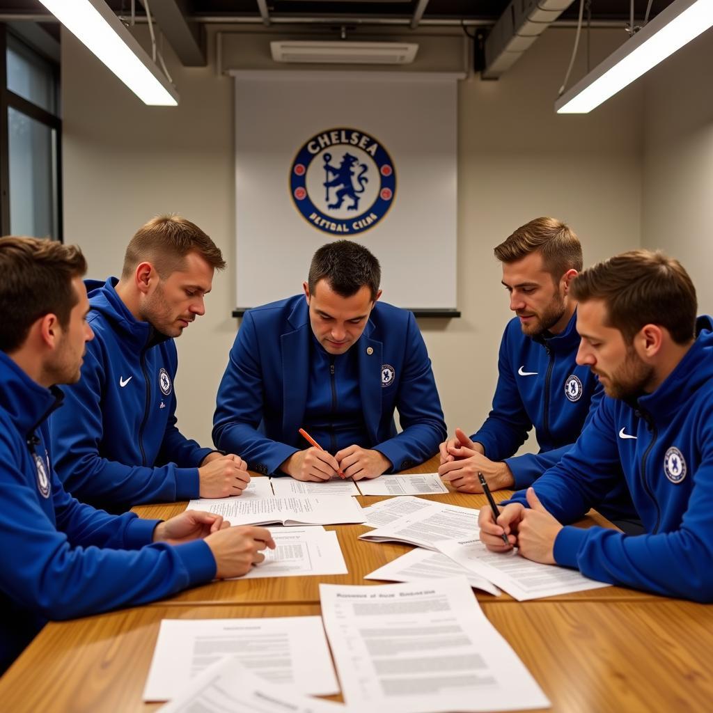 Chelsea Transfer Negotiation Meeting