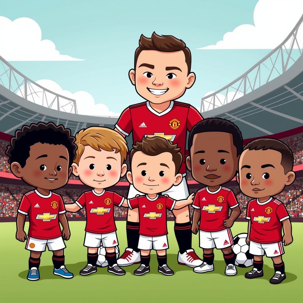 Chibi Manchester United Squad