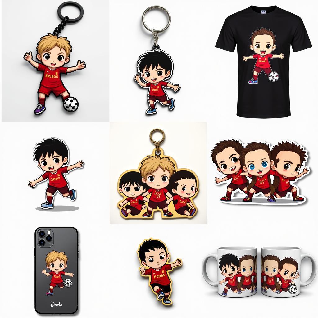 Chibi U23 Football Player Merchandise