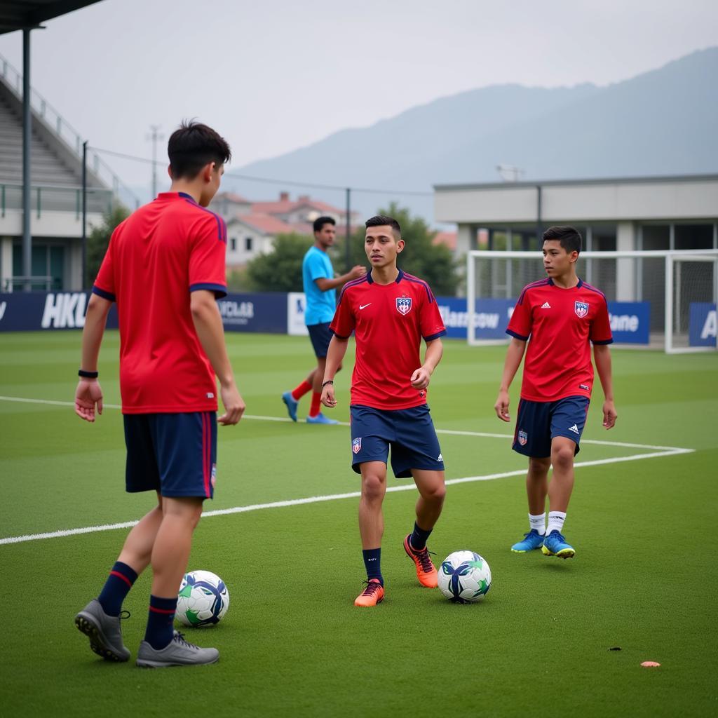 Chilean Youth Football Training