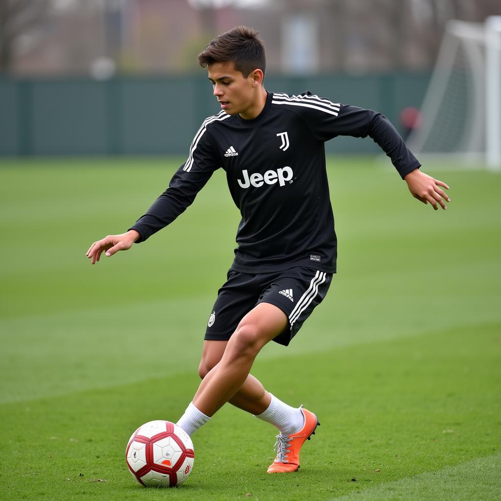 Claudio Marchisio during his time at the Juventus Youth Academy