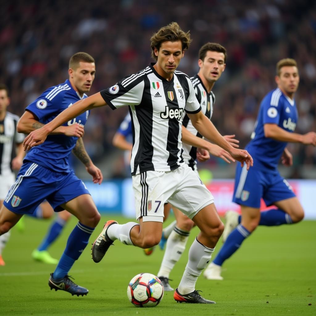 Claudio Marchisio controlling the midfield