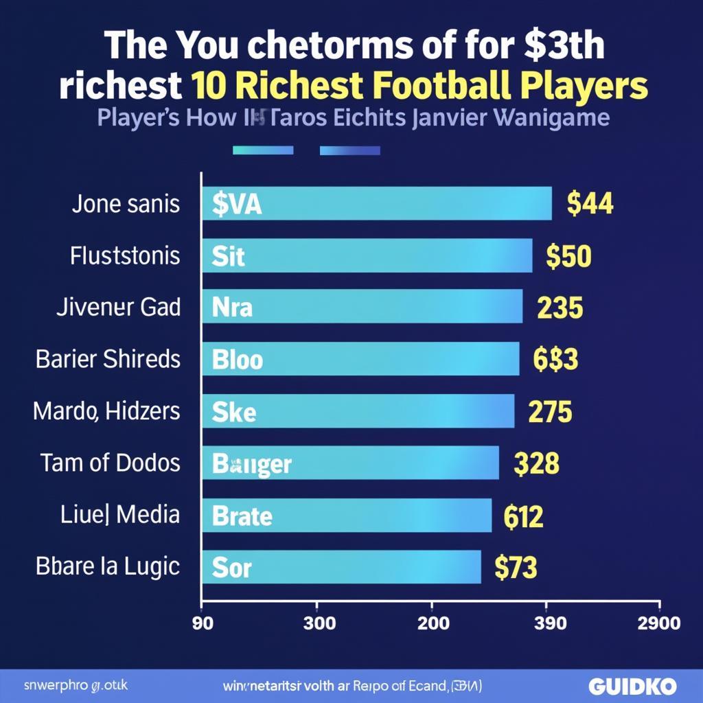 Comparing Net Worth of Football Players