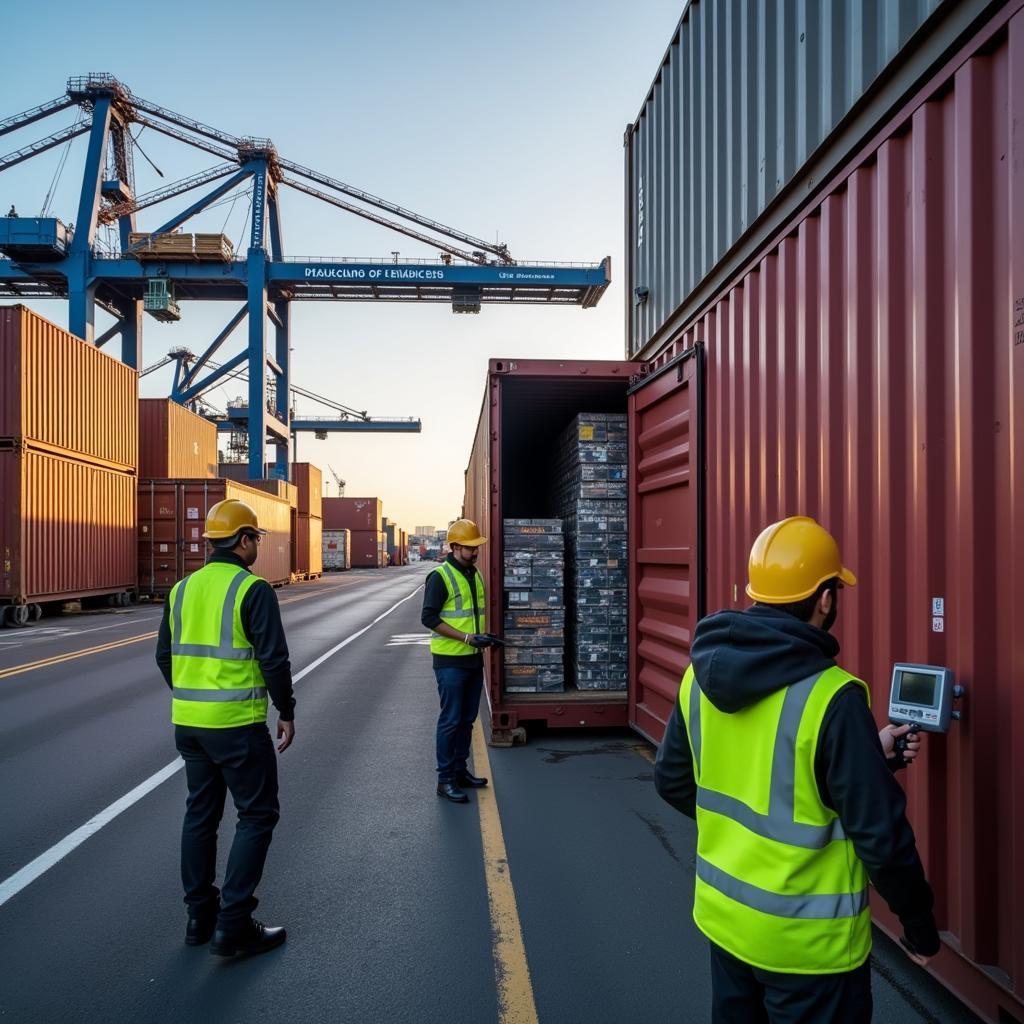 Container Inspection at Port