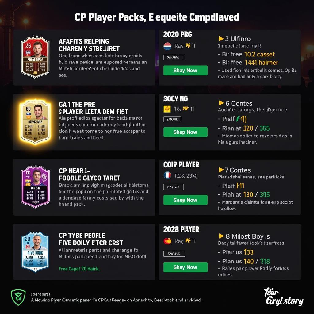 CP Player Packs Offer a Wide Variety of Players