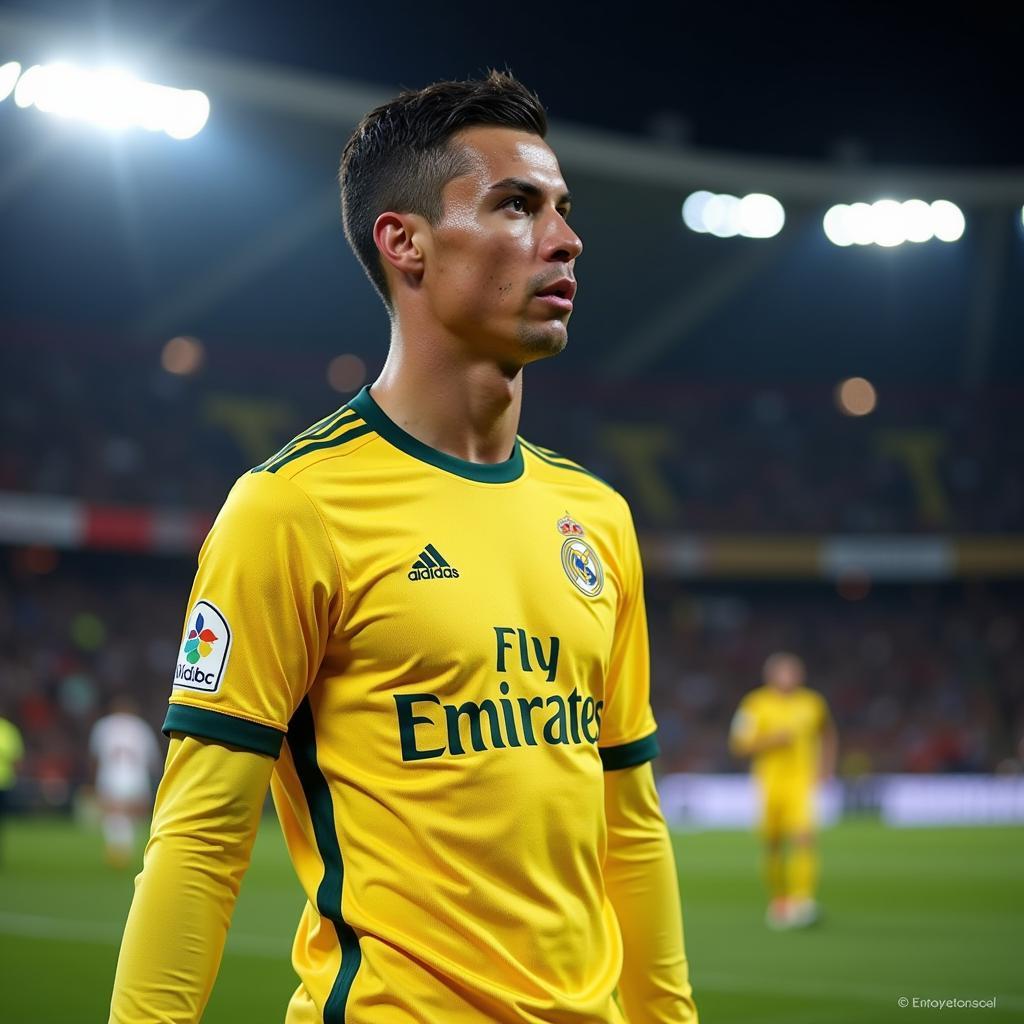 Cristiano Ronaldo in his Al-Nassr Jersey