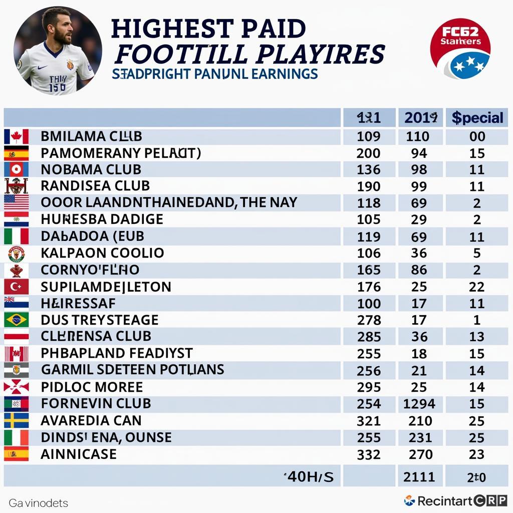 Current Highest-Paid Football Stars