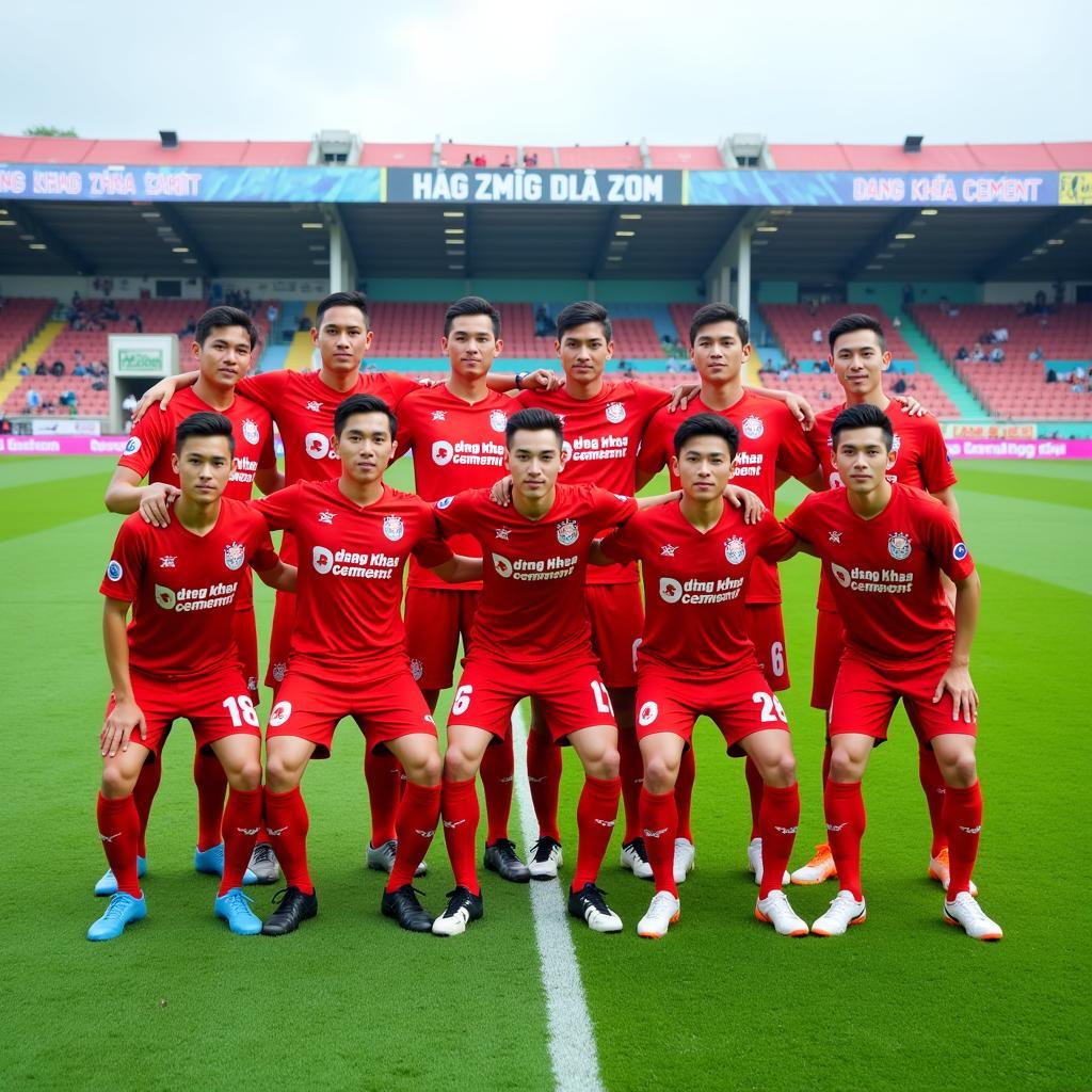 Dang Khoa Cement Football Team in Hai Phong