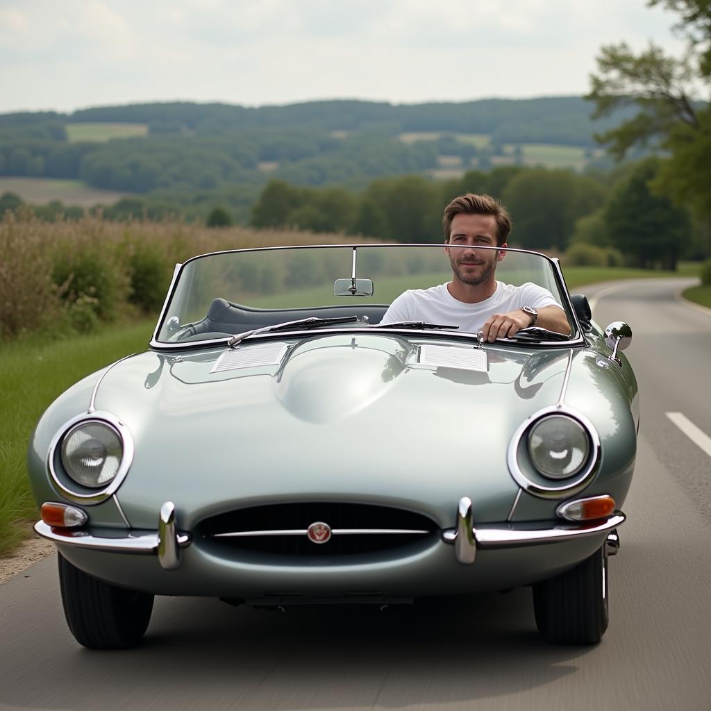 David Beckham's Jaguar E-Type