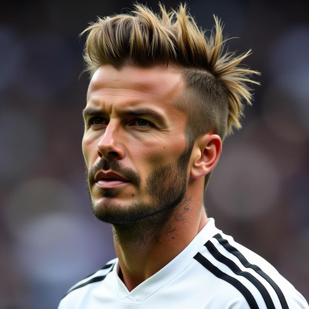 David Beckham's Iconic Mohawk