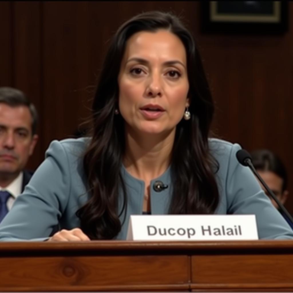 Deb Haaland Testifying in Congress