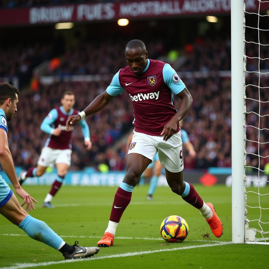 Diafra Sakho scores for West Ham United