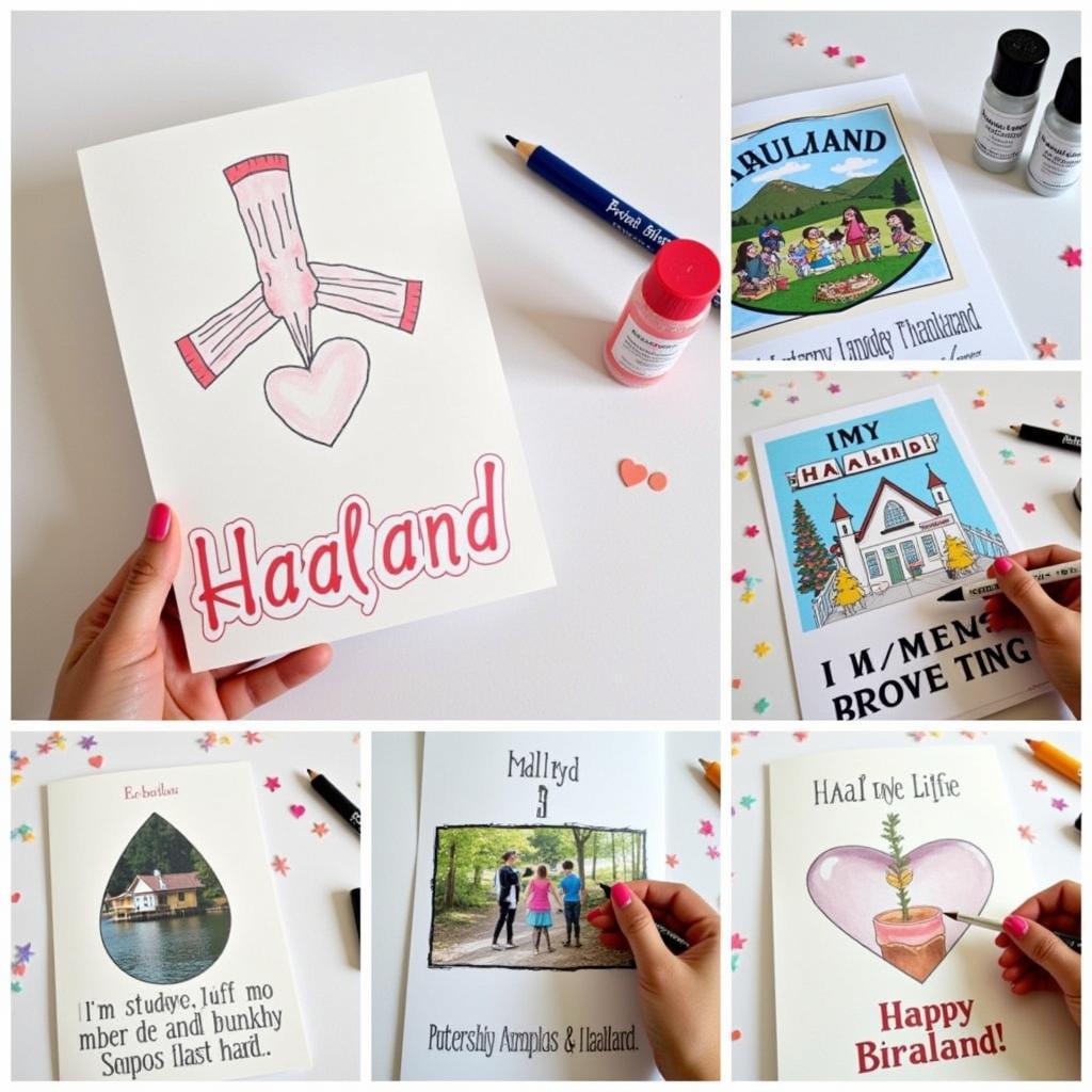 DIY Haaland Birthday Cards