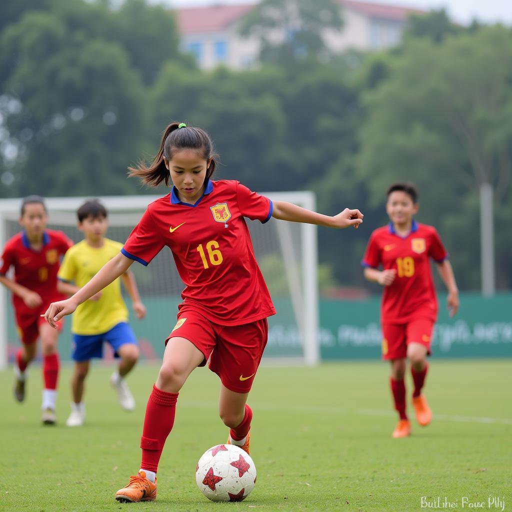 Dong Trieu Youth Football Match