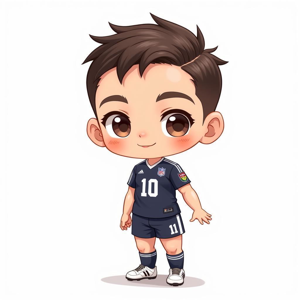 Chibi Football Player Details and Uniform