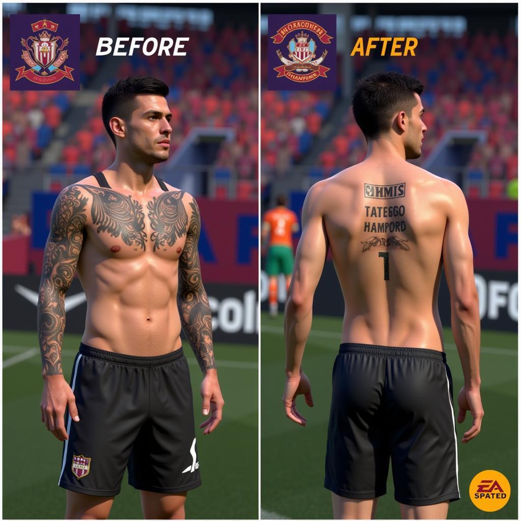 Dynamic Tattoos in Career Mode