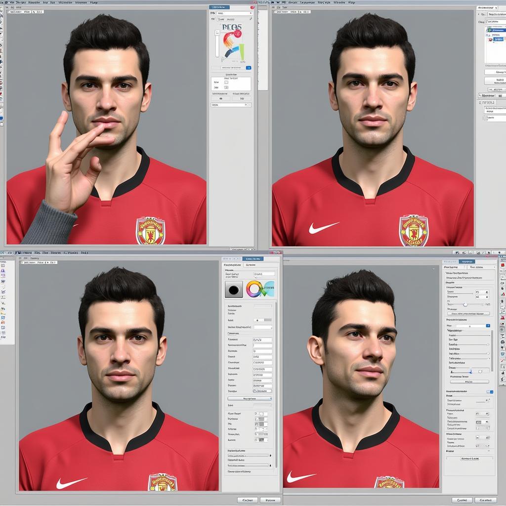 Editing Player Facial Features in PES 6