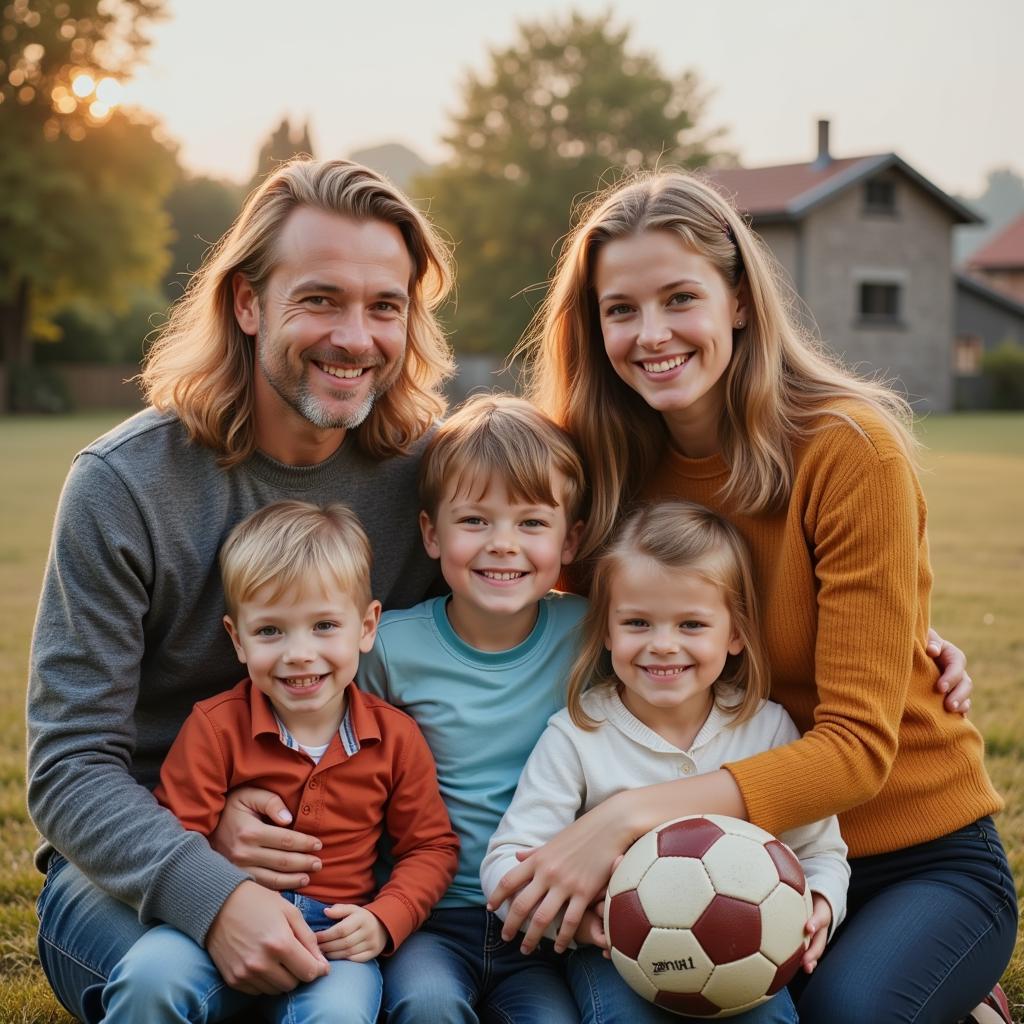 Erling Haaland Childhood Family Photo