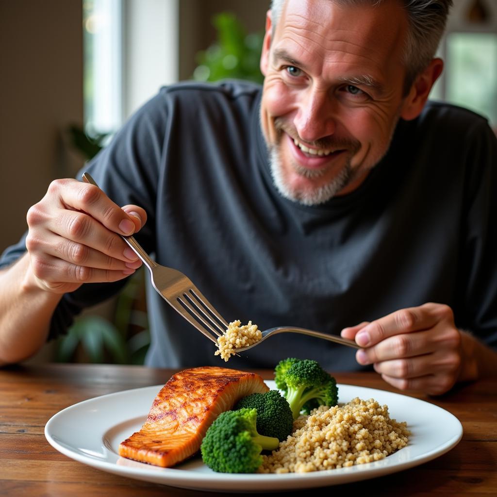 Erling Haaland Eating Protein-Rich Foods