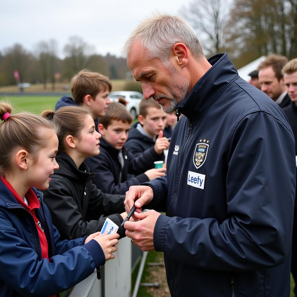 Erling Haaland Interacting with Fans